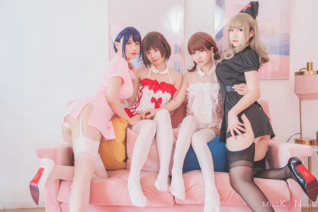 Coser@Yoko宅夏 & 小野妹子W & 白金Saki_ 四人彼女