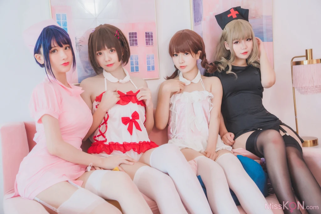 Coser@Yoko宅夏 & 小野妹子W & 白金Saki_ 四人彼女