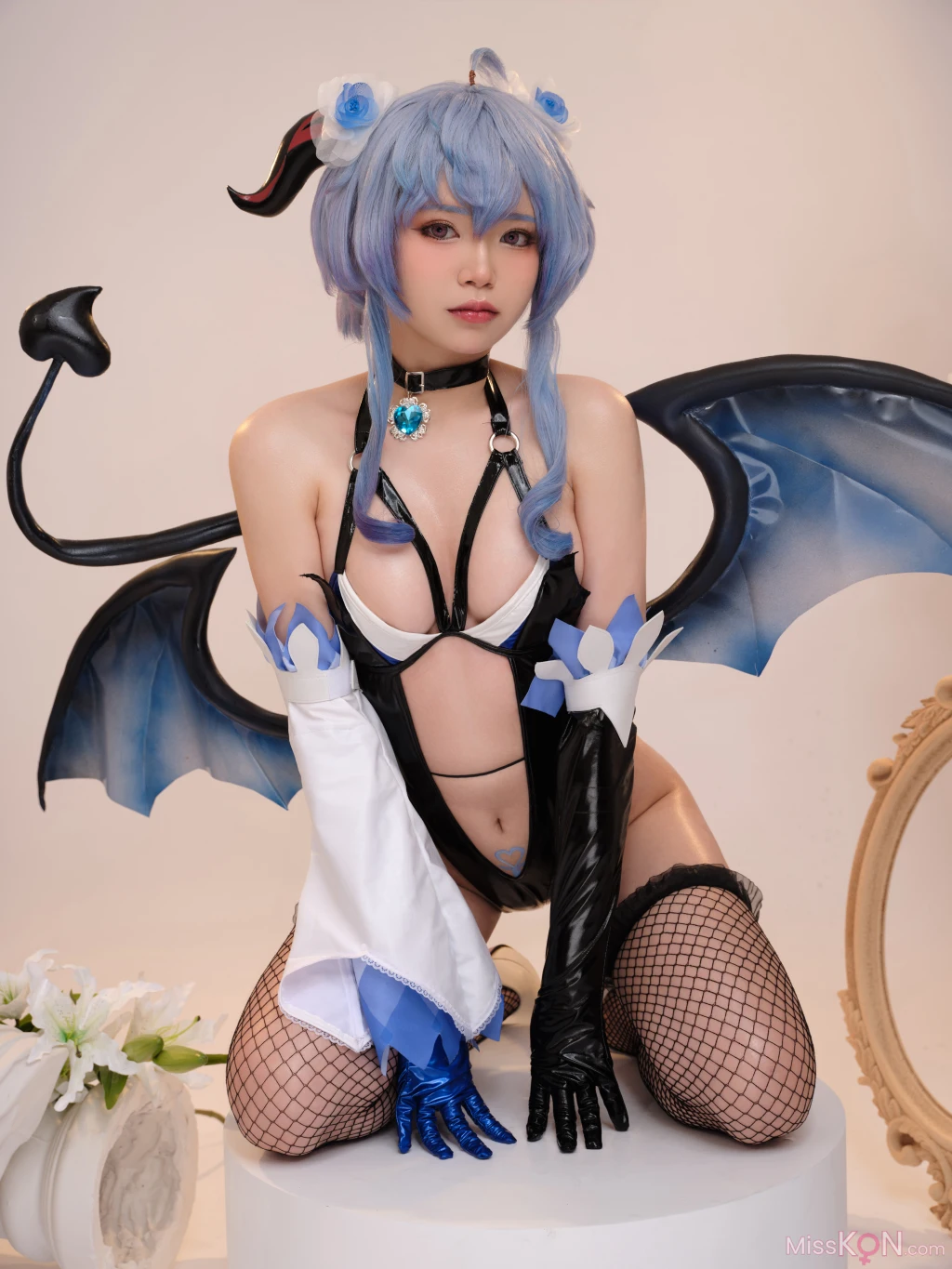 Coser@ZinieQ_ Genshin Impact Ganyu Succubus