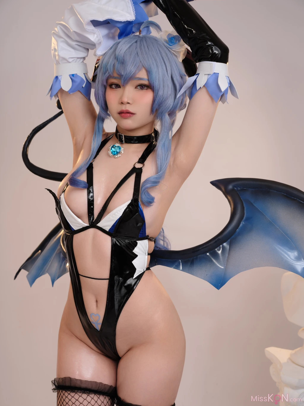 Coser@ZinieQ_ Genshin Impact Ganyu Succubus