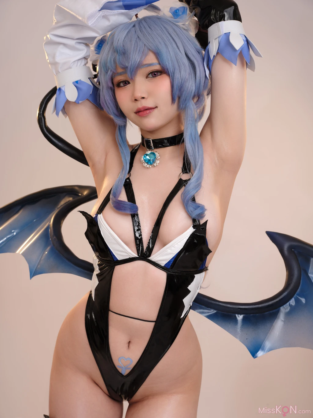 Coser@ZinieQ_ Genshin Impact Ganyu Succubus