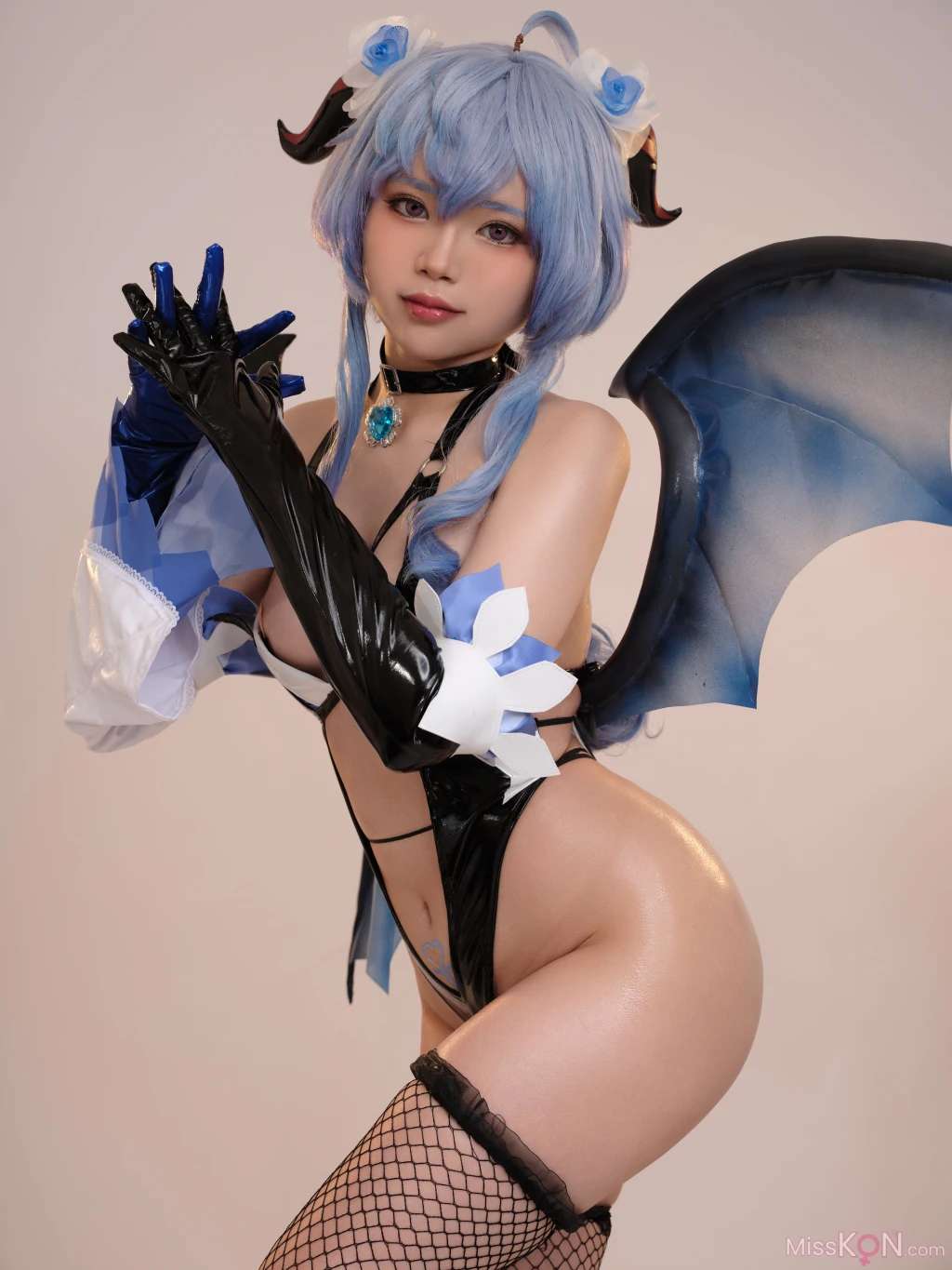 Coser@ZinieQ_ Genshin Impact Ganyu Succubus