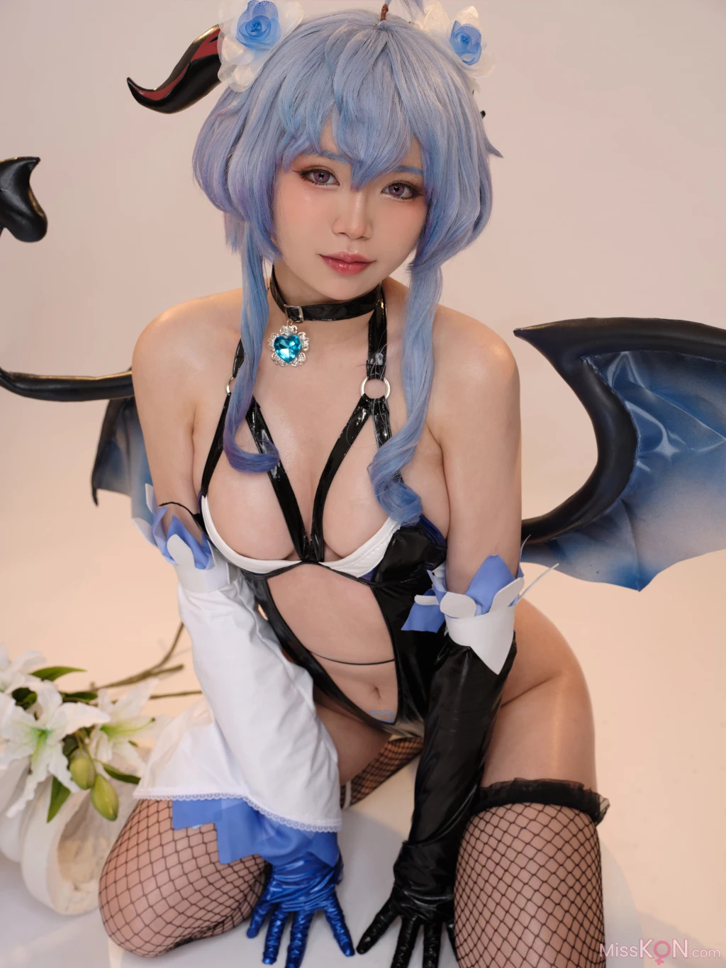 Coser@ZinieQ_ Genshin Impact Ganyu Succubus