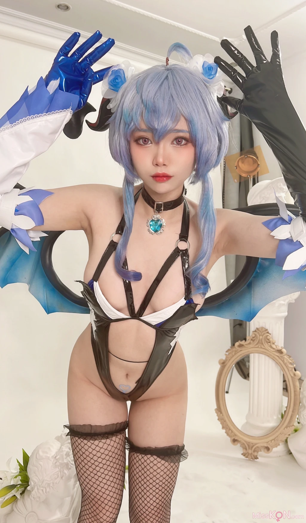 Coser@ZinieQ_ Genshin Impact Ganyu Succubus