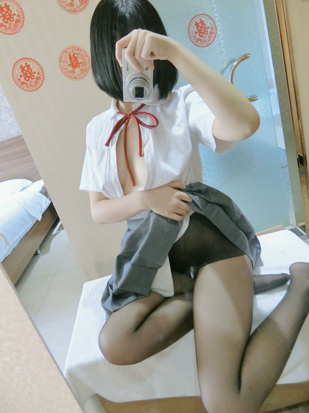 Coser@一只肉酱阿_ 黑丝制服