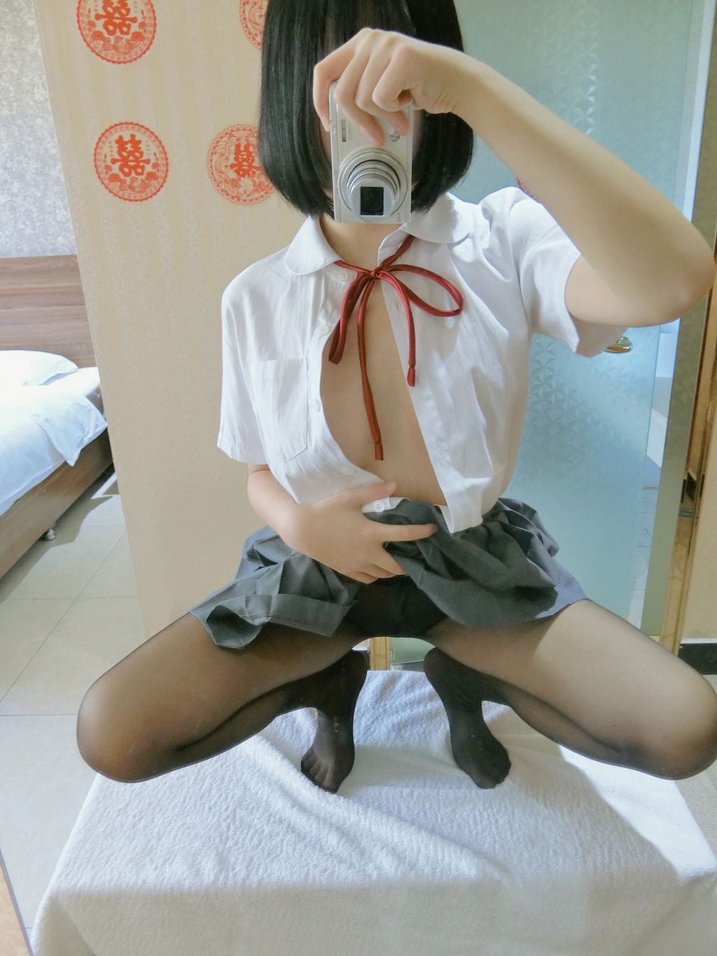 Coser@一只肉酱阿_ 黑丝制服