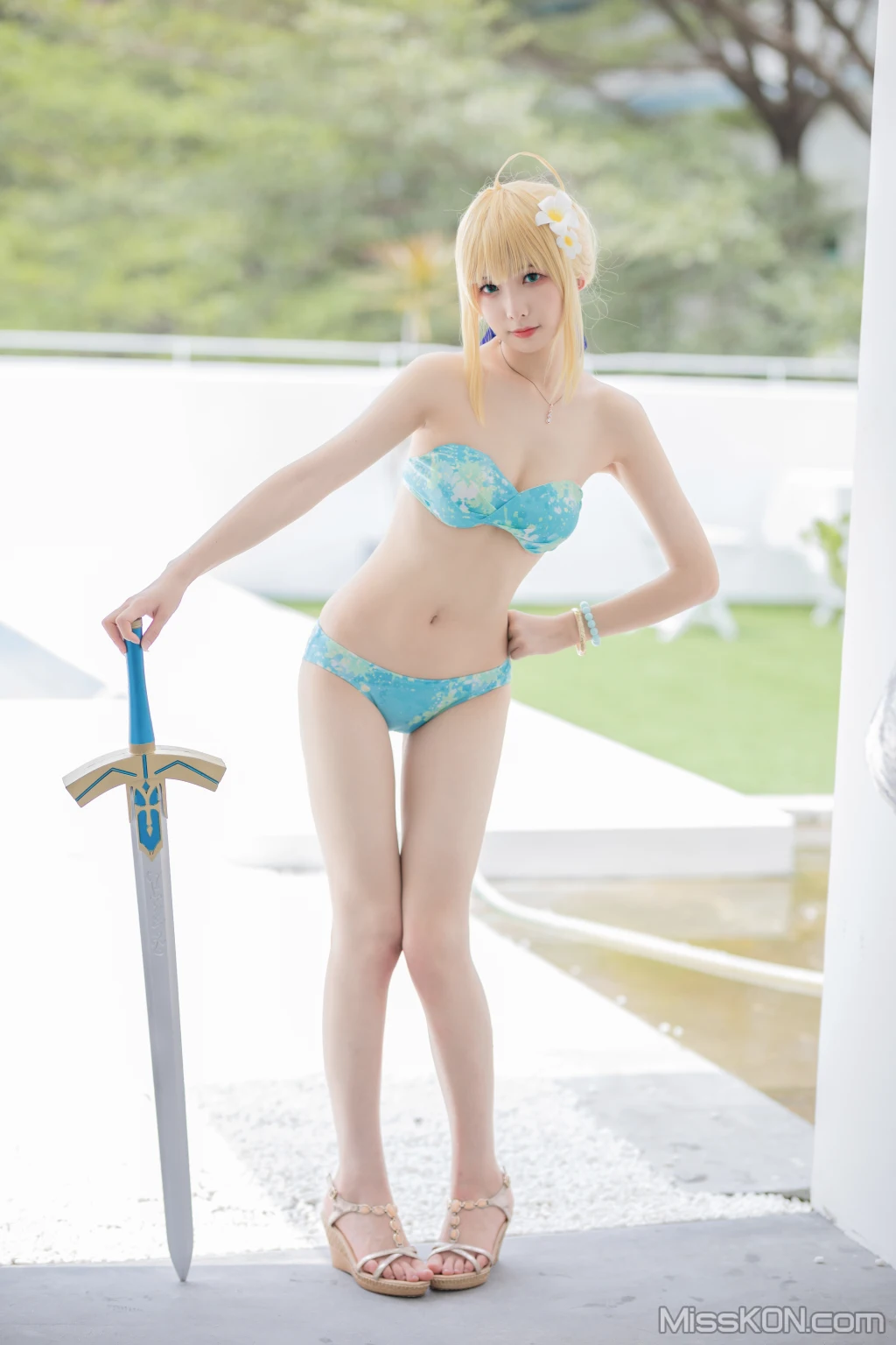 Coser@封疆疆v_ saber水着