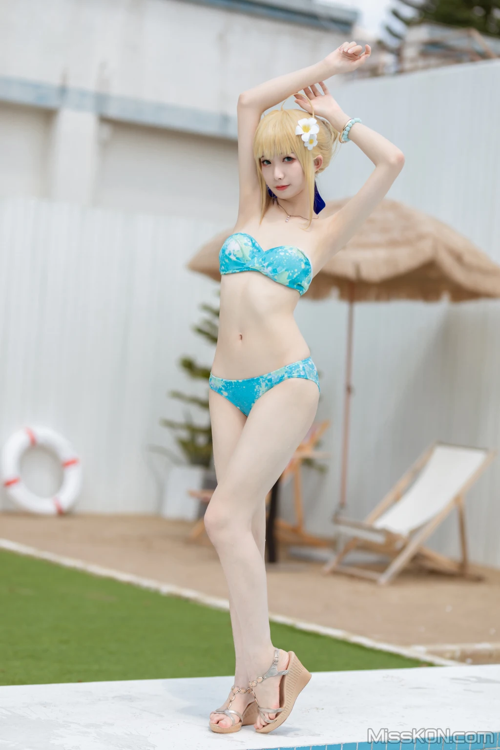 Coser@封疆疆v_ saber水着