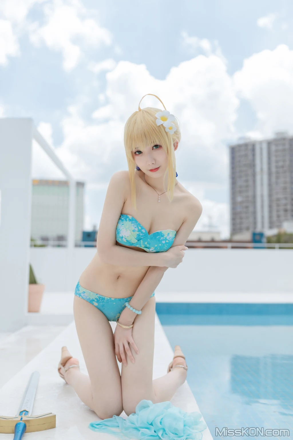 Coser@封疆疆v_ saber水着