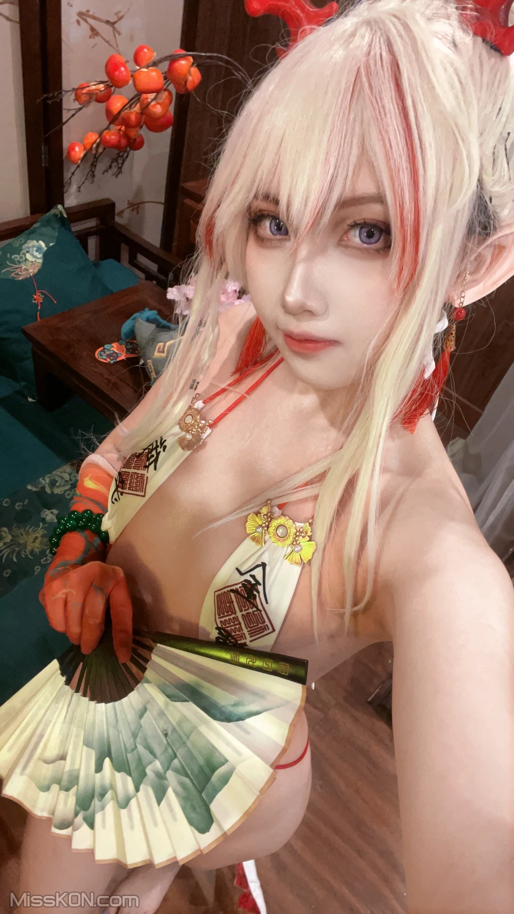 Coser@小和甜酒 & 橙风千雅_ 明日方舟年夕旗袍双人御守