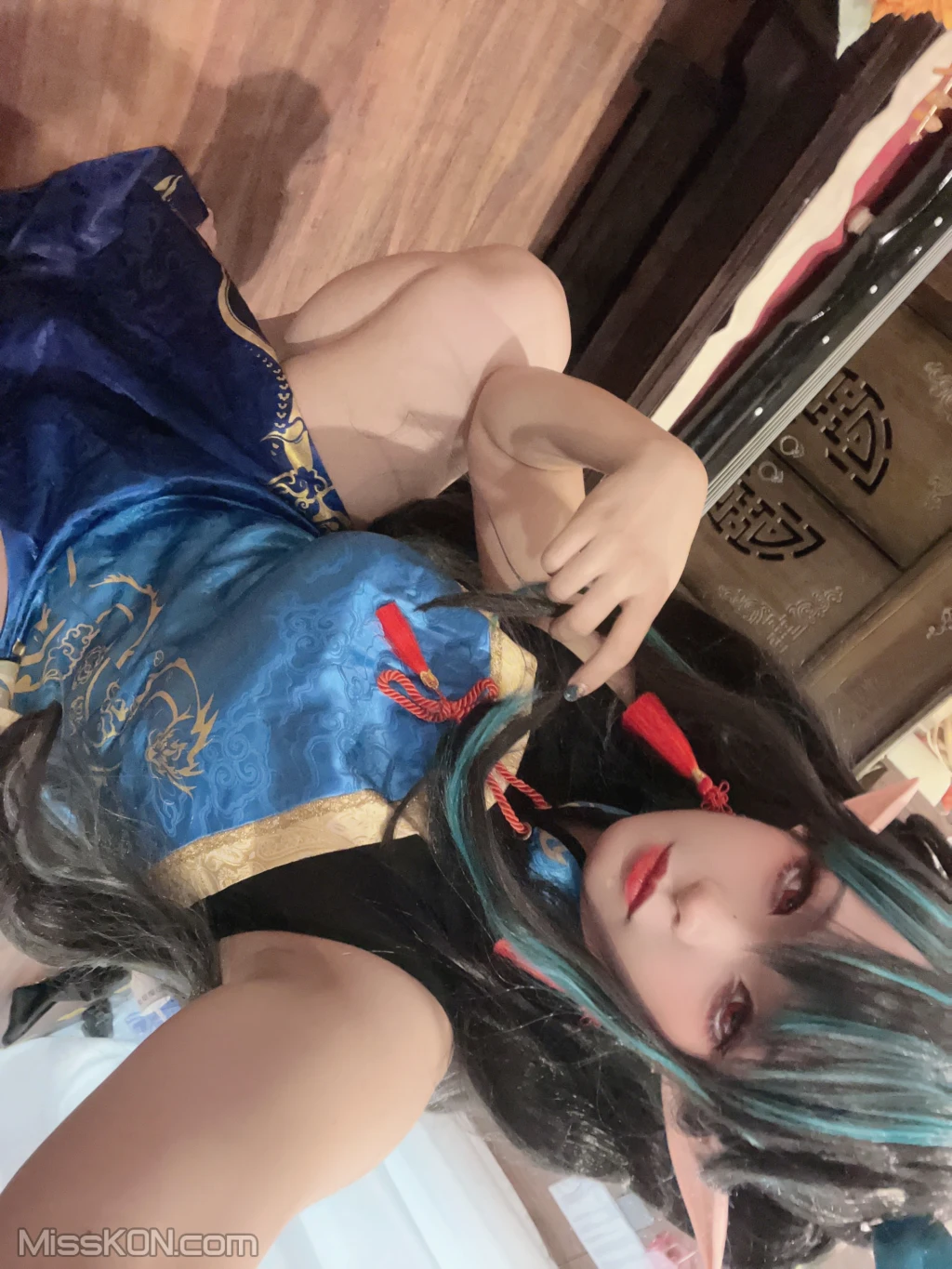 Coser@小和甜酒 & 橙风千雅_ 明日方舟年夕旗袍双人御守