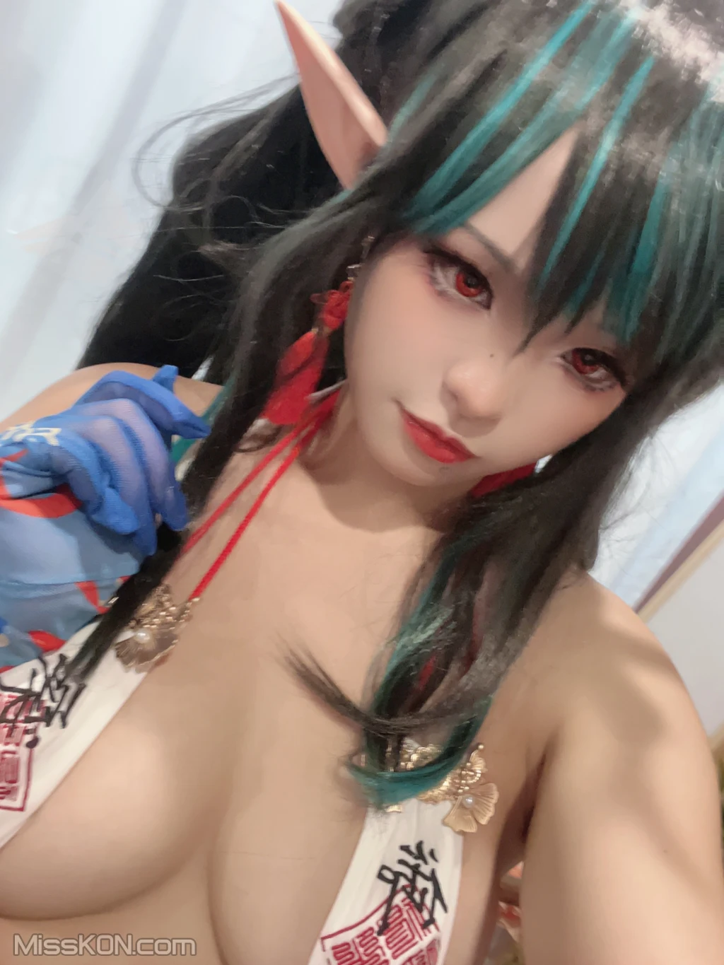 Coser@小和甜酒 & 橙风千雅_ 明日方舟年夕旗袍双人御守