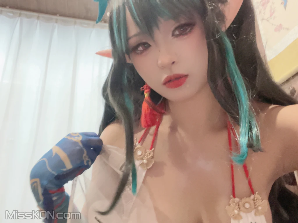 Coser@小和甜酒 & 橙风千雅_ 明日方舟年夕旗袍双人御守