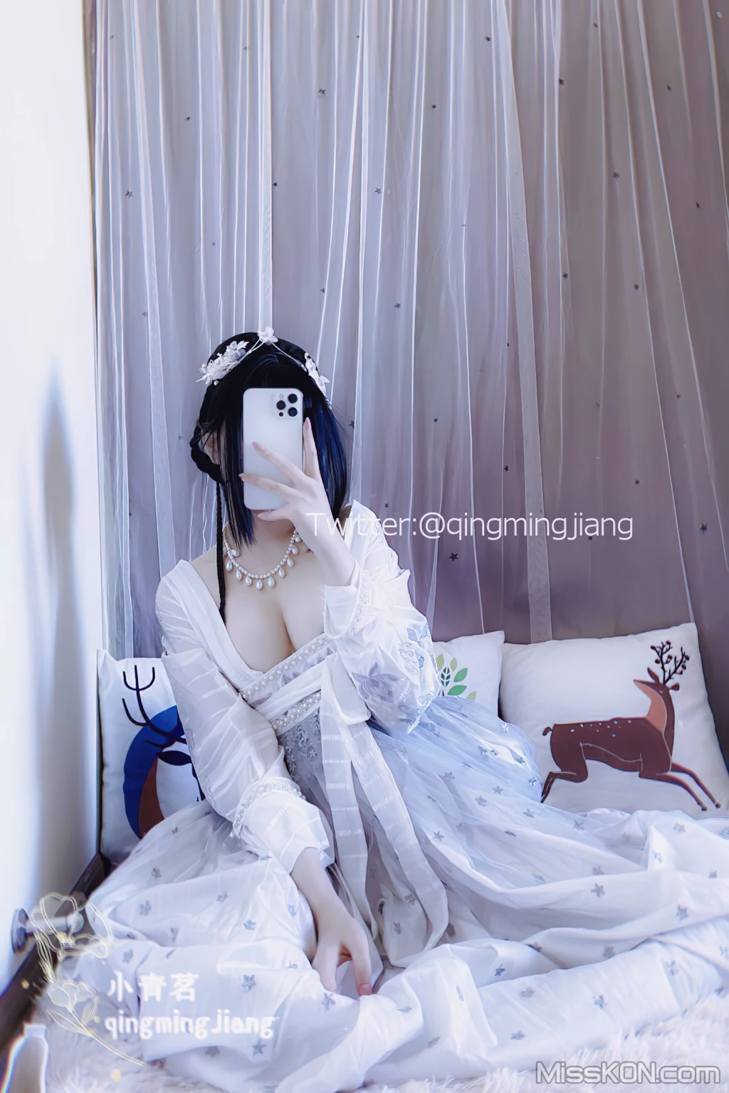 Coser@小青茗_ 唯美唐装古风下的美妙胴体