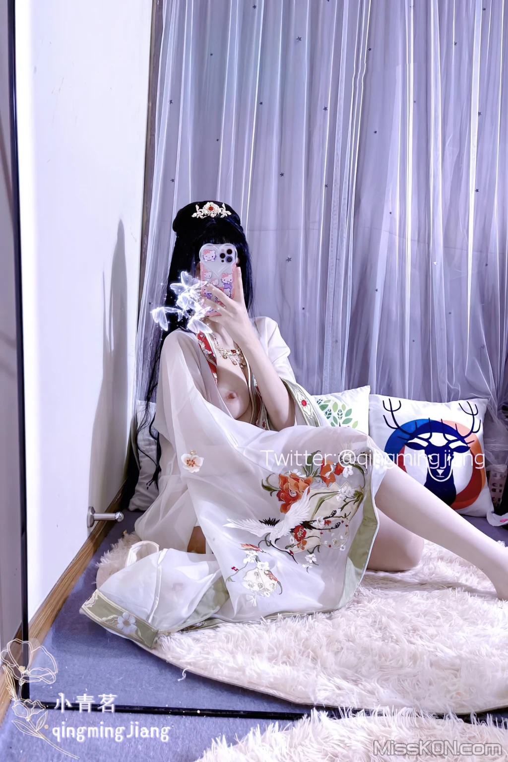 Coser@小青茗_ 唯美唐装古风下的美妙胴体