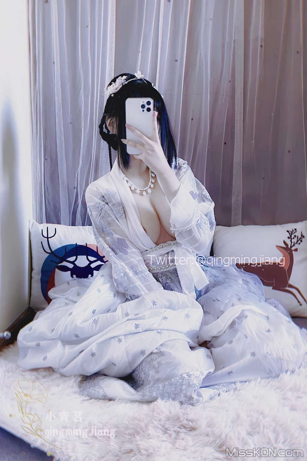 Coser@小青茗_ 唯美唐装古风下的美妙胴体