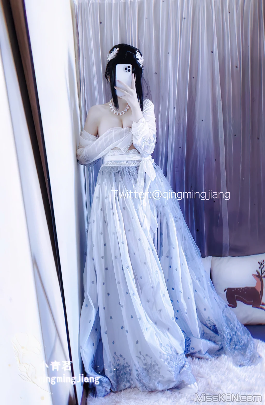 Coser@小青茗_ 唯美唐装古风下的美妙胴体