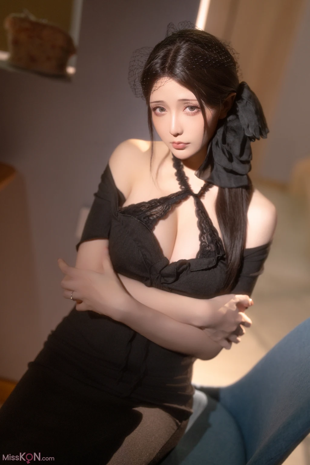 Coser@星之迟迟Hoshilily_ 2024年08月计划G 同事的未亡人太太