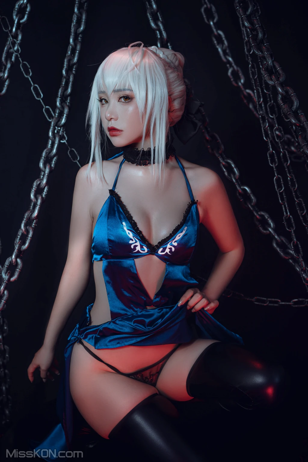 Coser@爆机少女喵小吉 (Nekokoyoshi)_ Fate Stay Night 黑呆