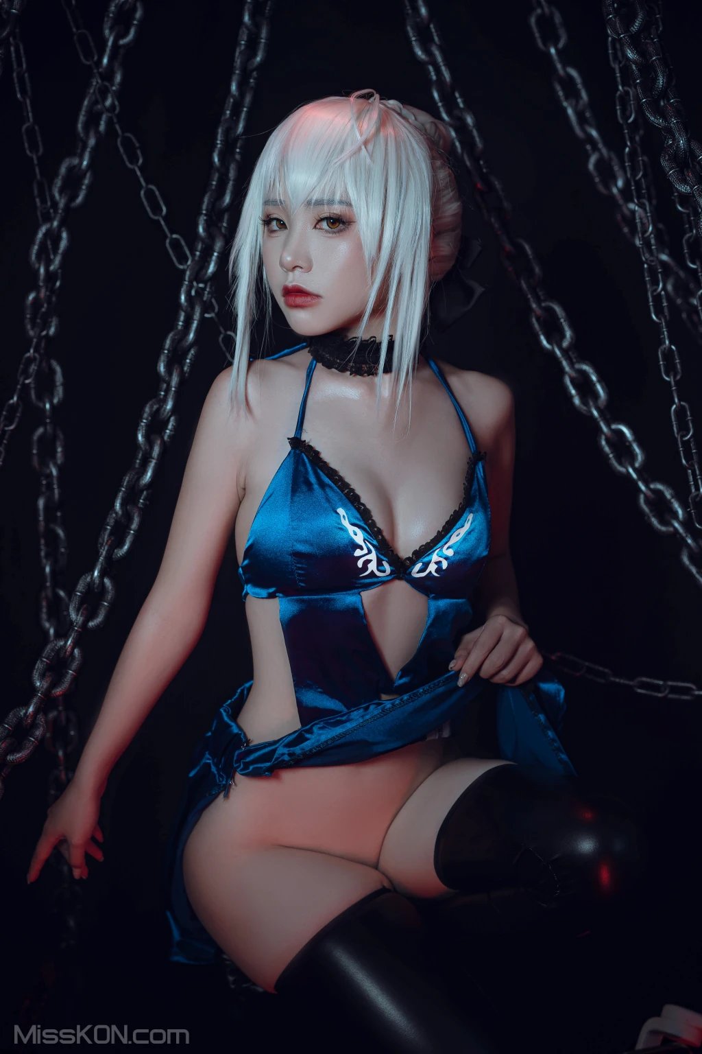 Coser@爆机少女喵小吉 (Nekokoyoshi)_ Fate Stay Night 黑呆