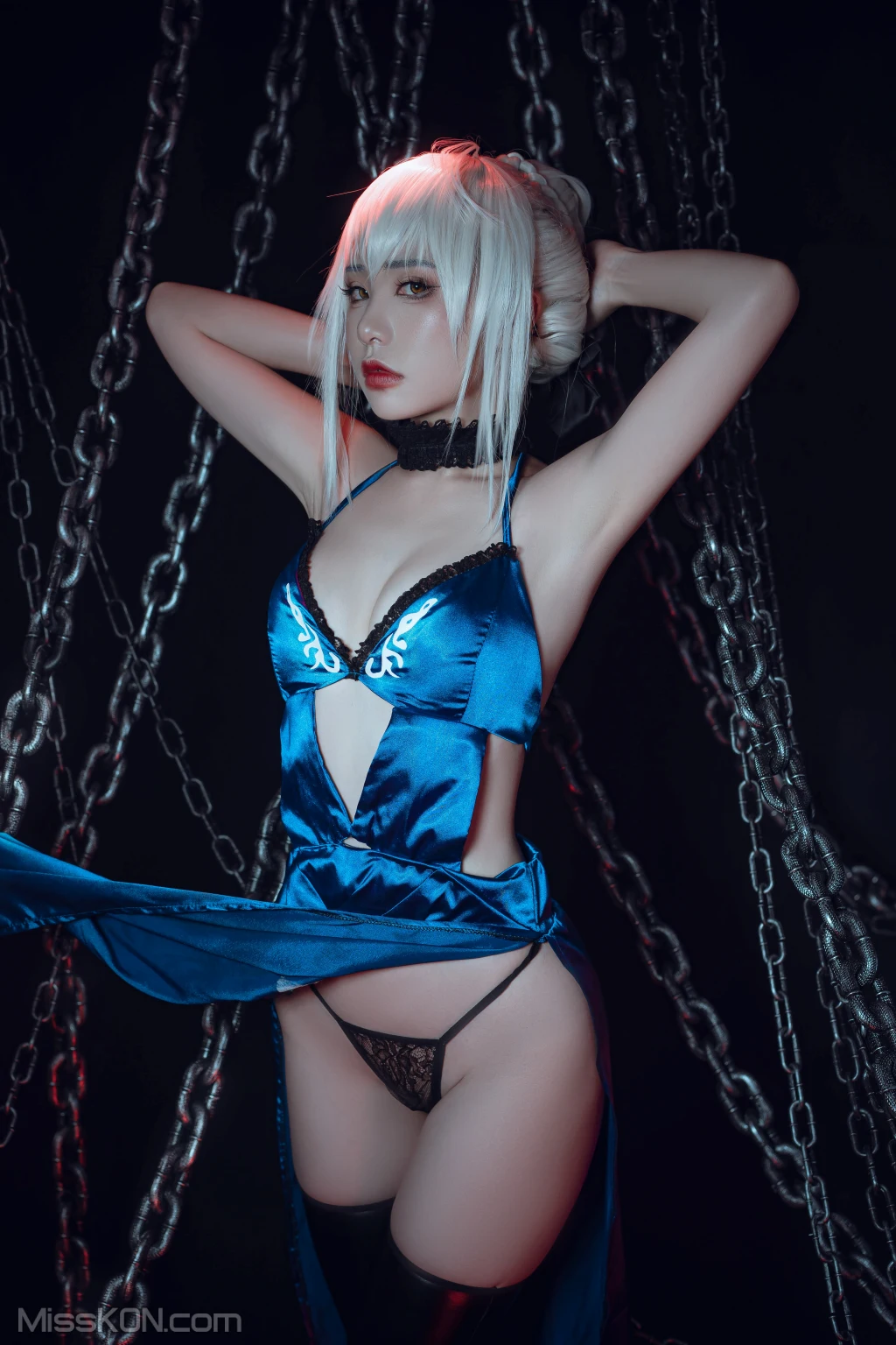 Coser@爆机少女喵小吉 (Nekokoyoshi)_ Fate Stay Night 黑呆