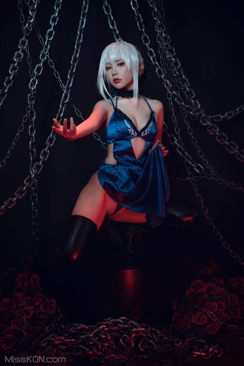 Coser@爆机少女喵小吉 (Nekokoyoshi)_ Fate Stay Night 黑呆