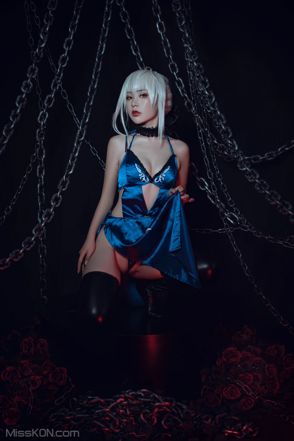 Coser@爆机少女喵小吉 (Nekokoyoshi)_ Fate Stay Night 黑呆