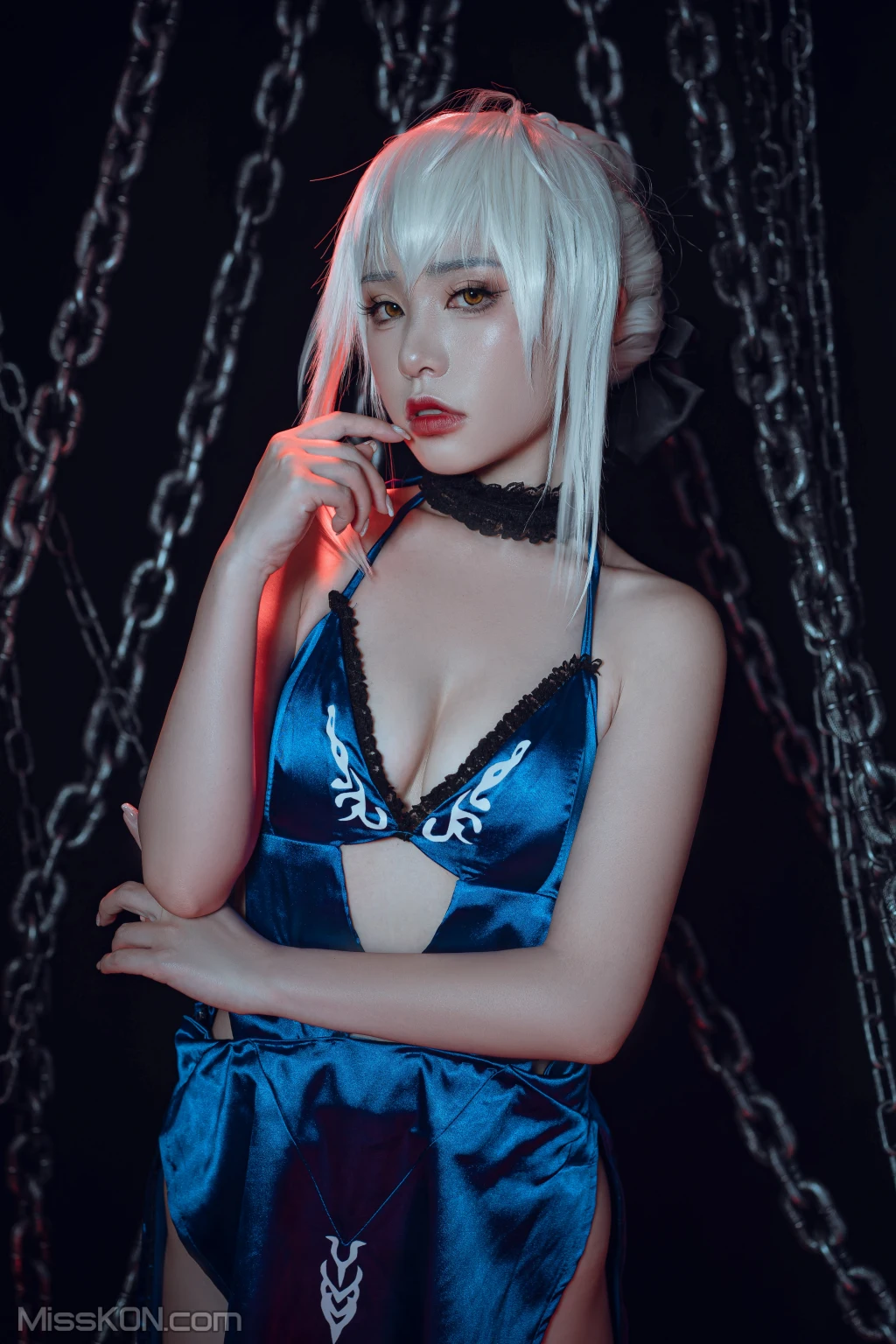 Coser@爆机少女喵小吉 (Nekokoyoshi)_ Fate Stay Night 黑呆