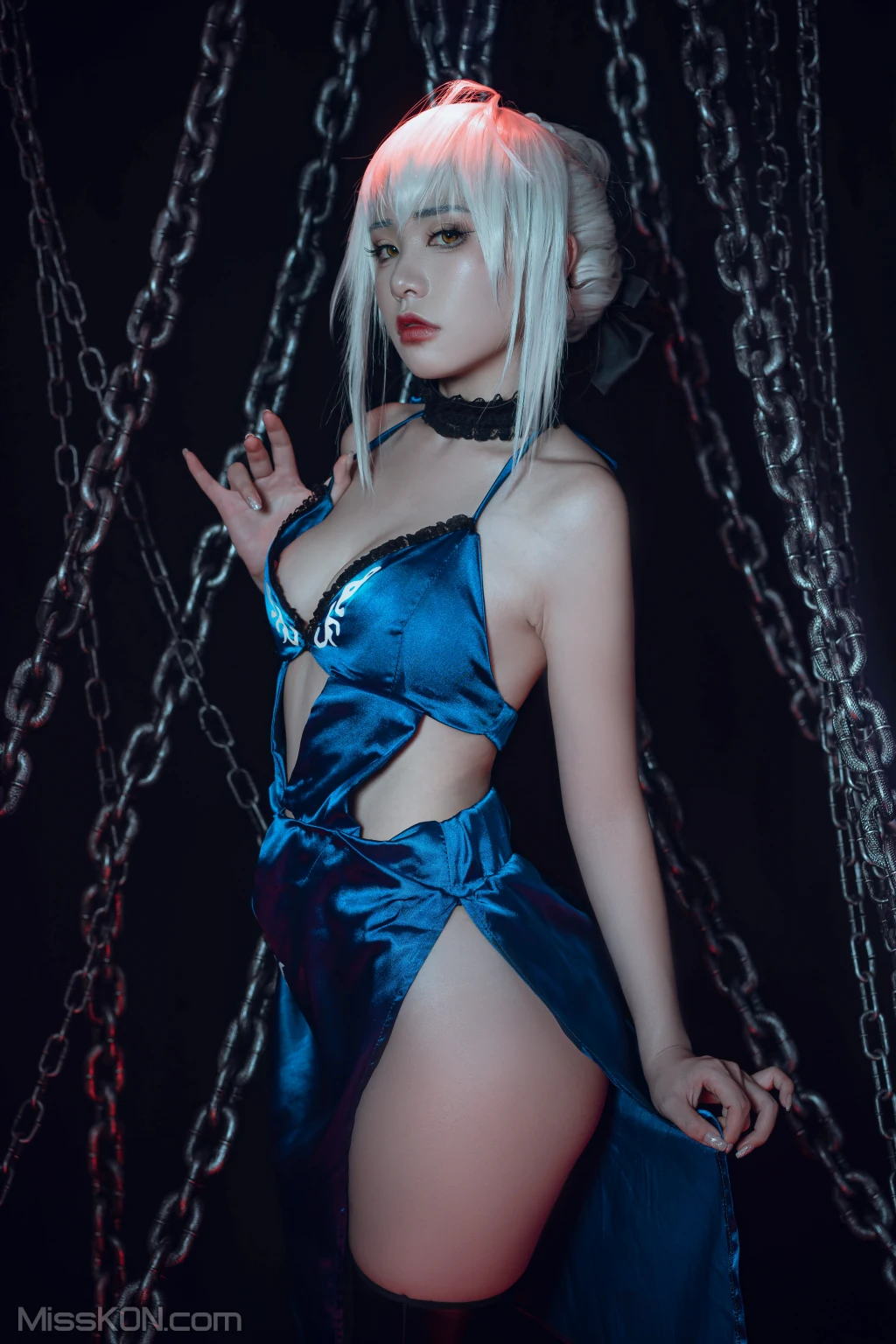 Coser@爆机少女喵小吉 (Nekokoyoshi)_ Fate Stay Night 黑呆