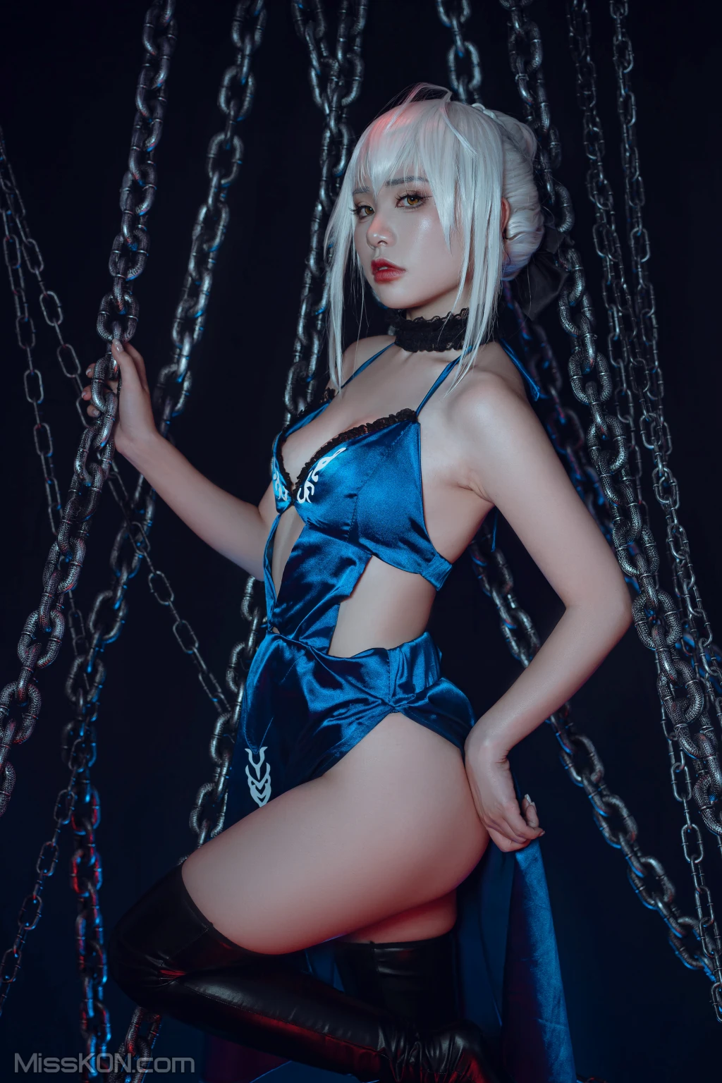 Coser@爆机少女喵小吉 (Nekokoyoshi)_ Fate Stay Night 黑呆