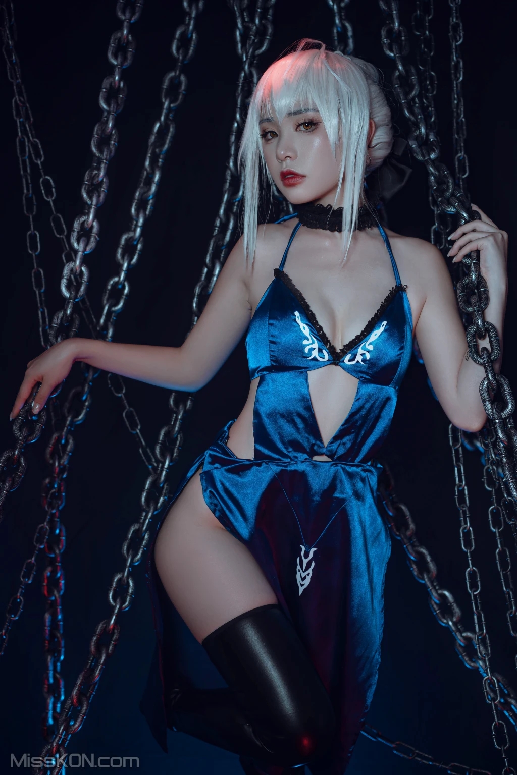 Coser@爆机少女喵小吉 (Nekokoyoshi)_ Fate Stay Night 黑呆