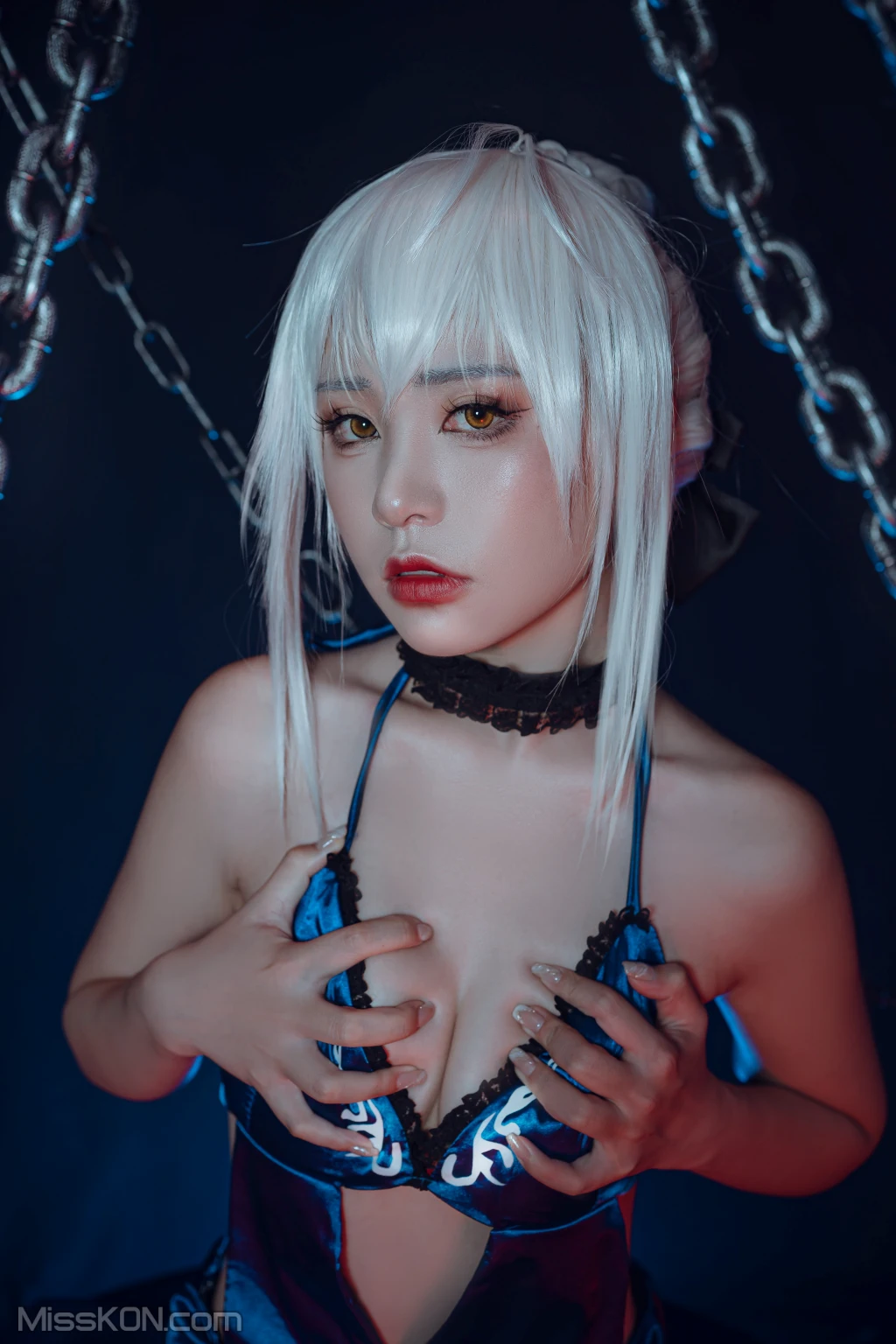 Coser@爆机少女喵小吉 (Nekokoyoshi)_ Fate Stay Night 黑呆