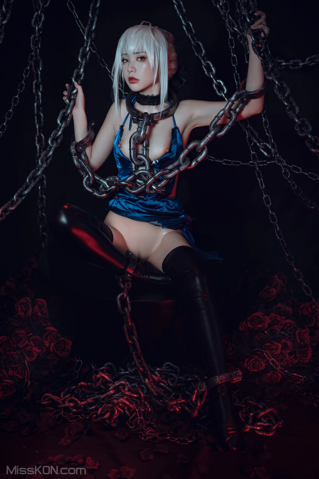 Coser@爆机少女喵小吉 (Nekokoyoshi)_ Fate Stay Night 黑呆