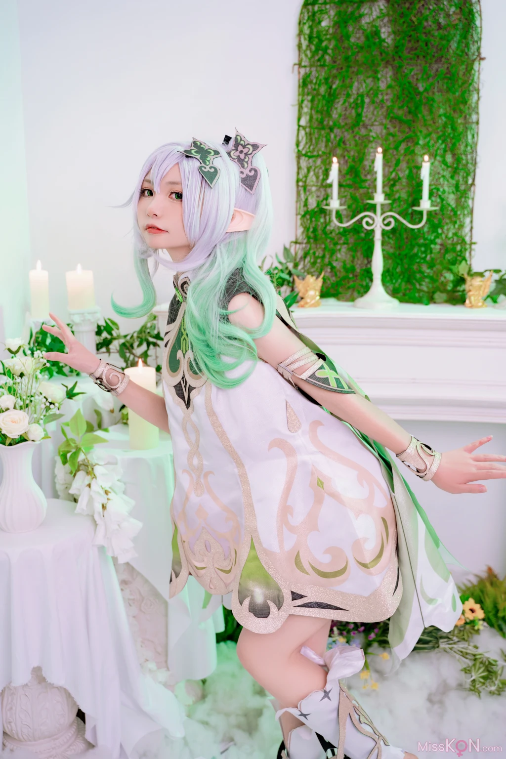 Coser@爆机少女喵小吉 (Nekokoyoshi)_ Genshin Impact Nahida