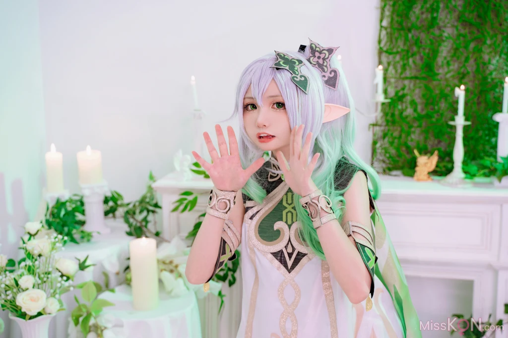 Coser@爆机少女喵小吉 (Nekokoyoshi)_ Genshin Impact Nahida