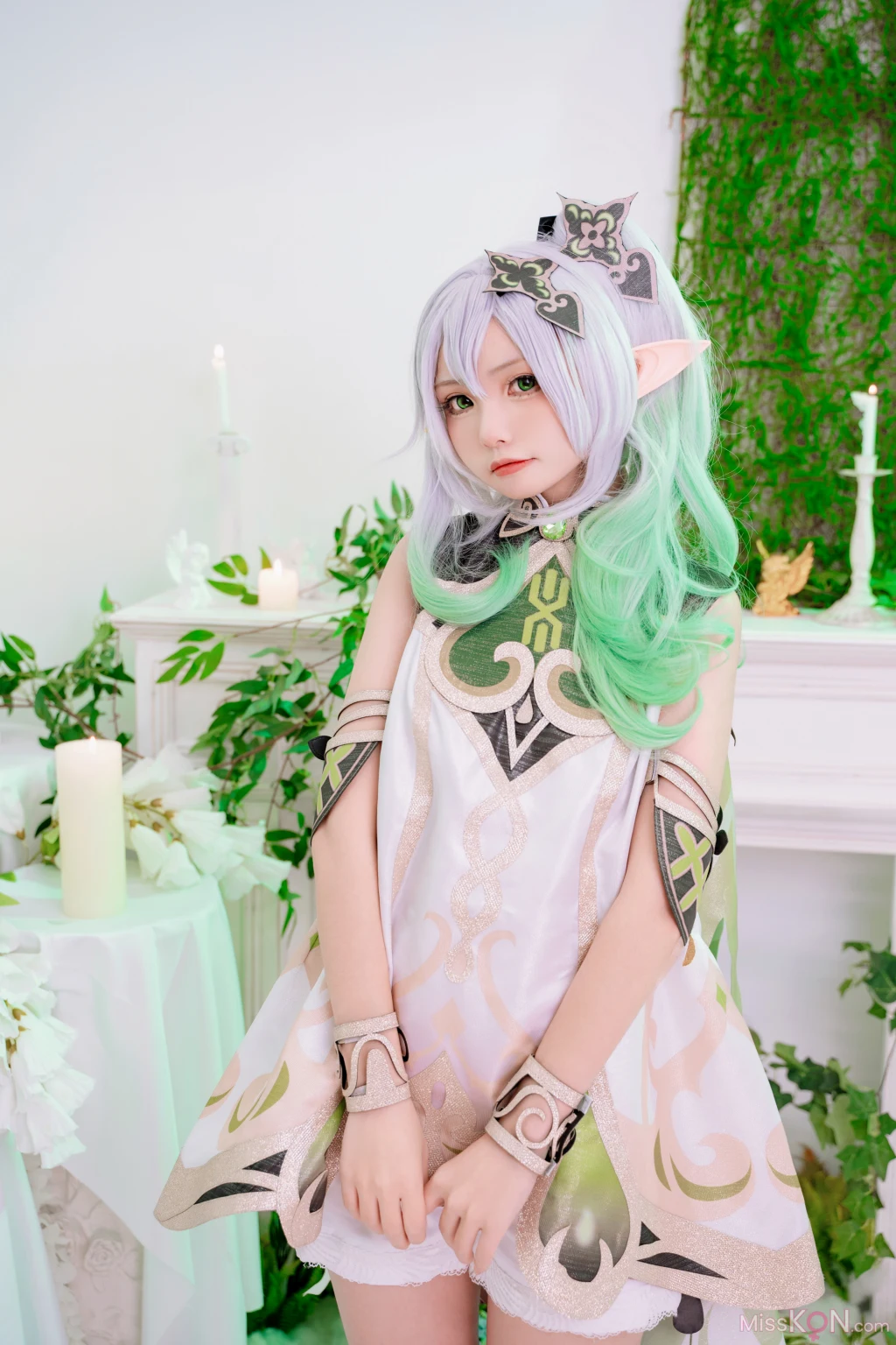 Coser@爆机少女喵小吉 (Nekokoyoshi)_ Genshin Impact Nahida