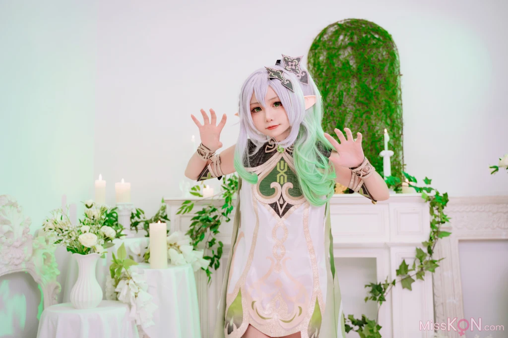 Coser@爆机少女喵小吉 (Nekokoyoshi)_ Genshin Impact Nahida