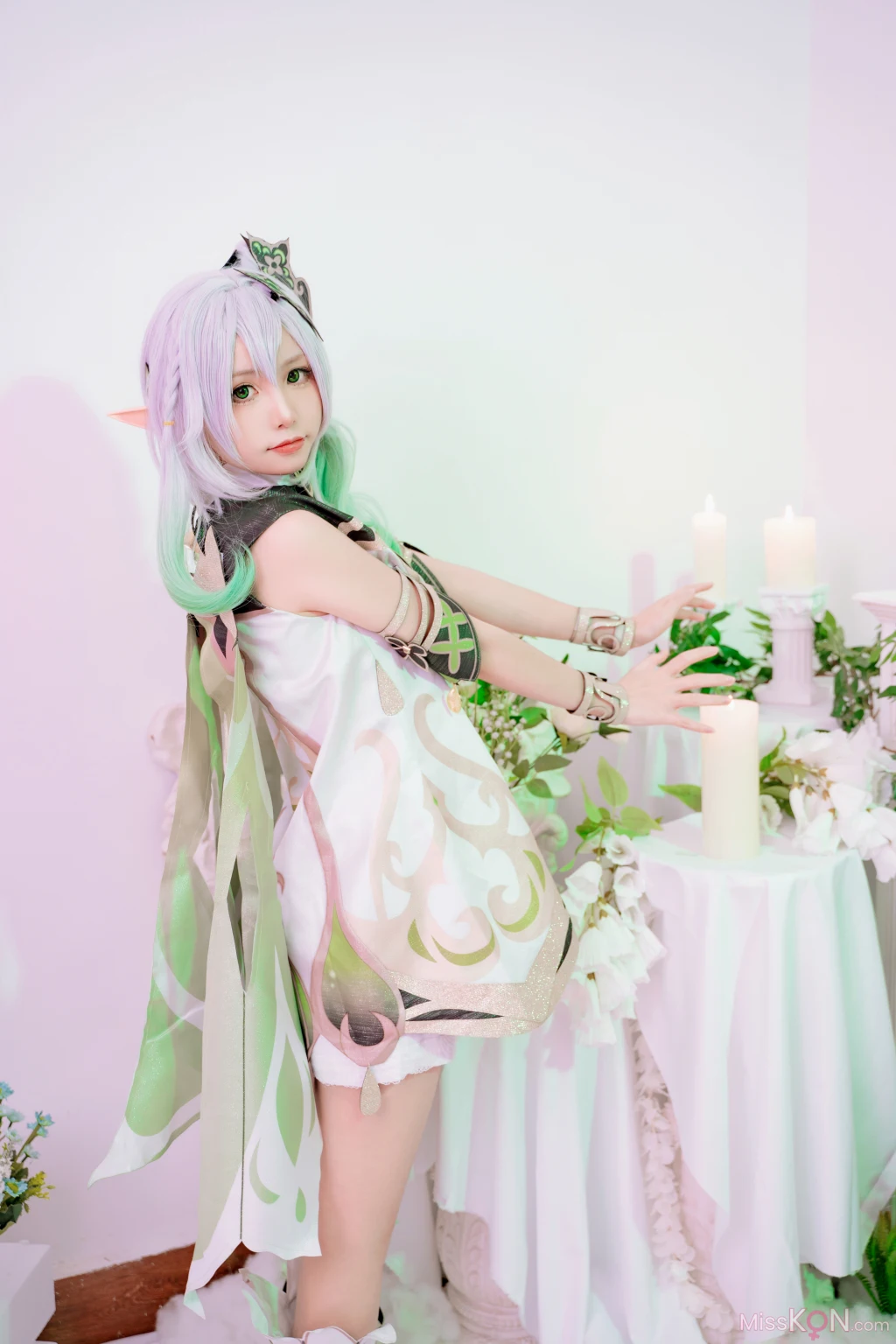 Coser@爆机少女喵小吉 (Nekokoyoshi)_ Genshin Impact Nahida