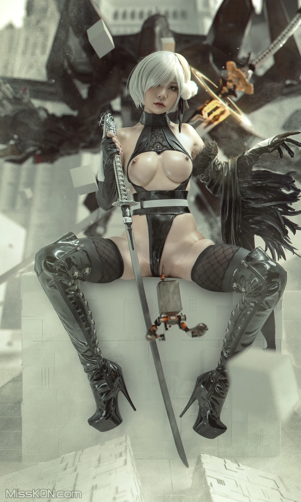 Coser@爆机少女喵小吉 (Nekokoyoshi)_ Nier 2B