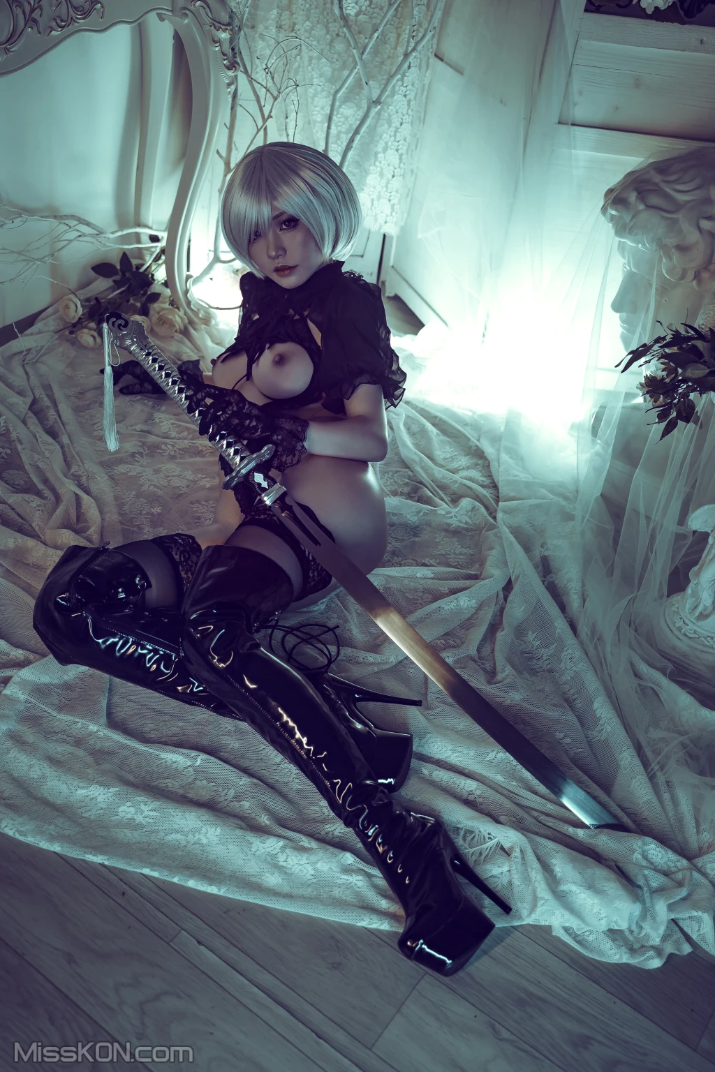 Coser@爆机少女喵小吉 (Nekokoyoshi)_ Nier 2B