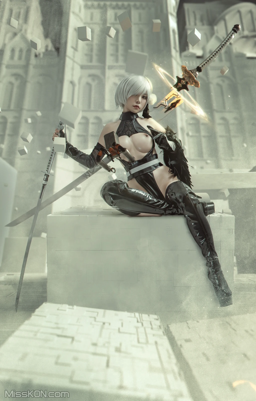 Coser@爆机少女喵小吉 (Nekokoyoshi)_ Nier 2B