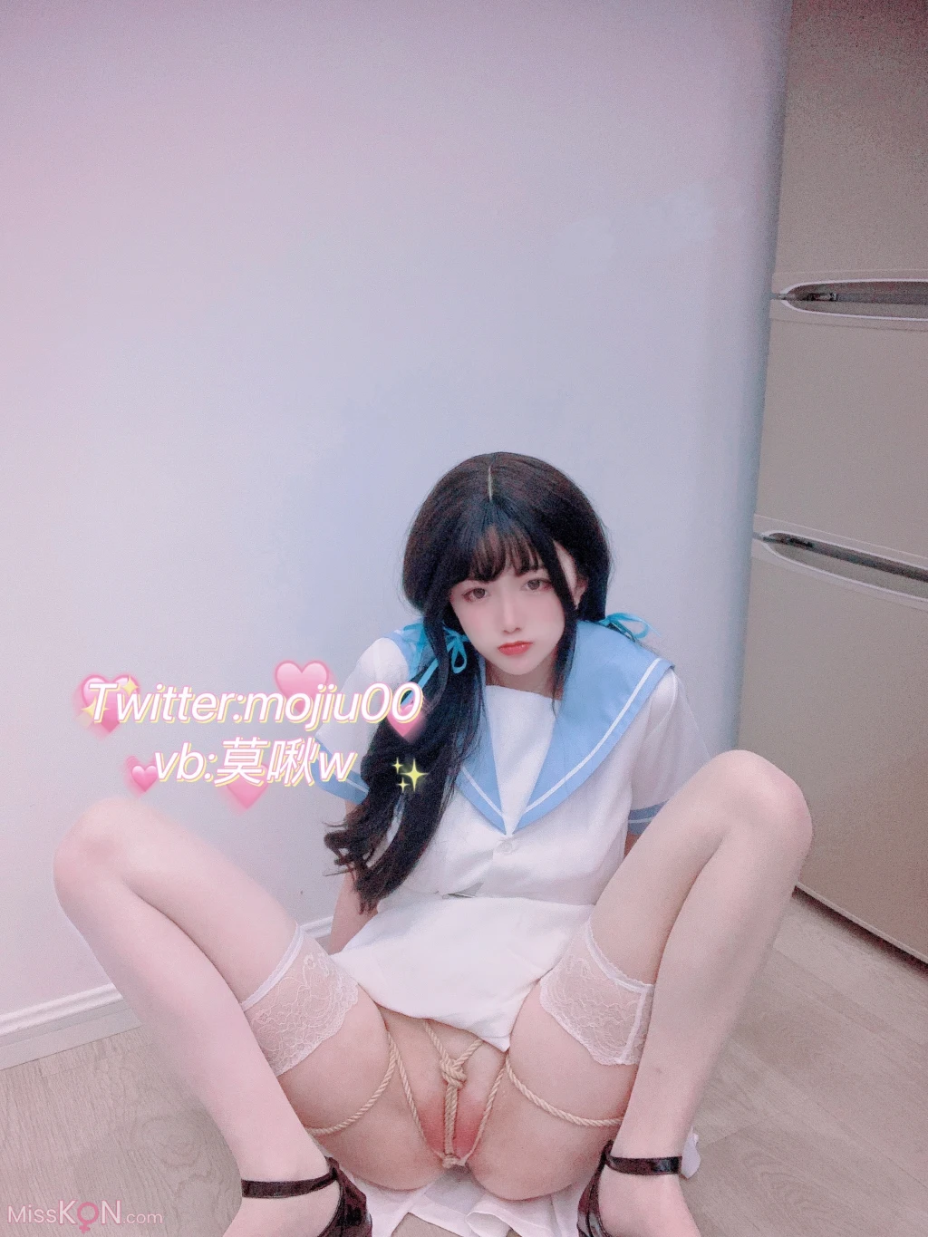 Coser@莫啾w_ 蓝色JK束缚