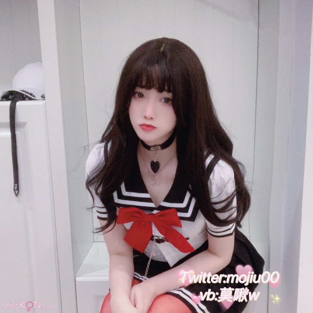 Coser@莫啾w_ 露脸JK红丝袜