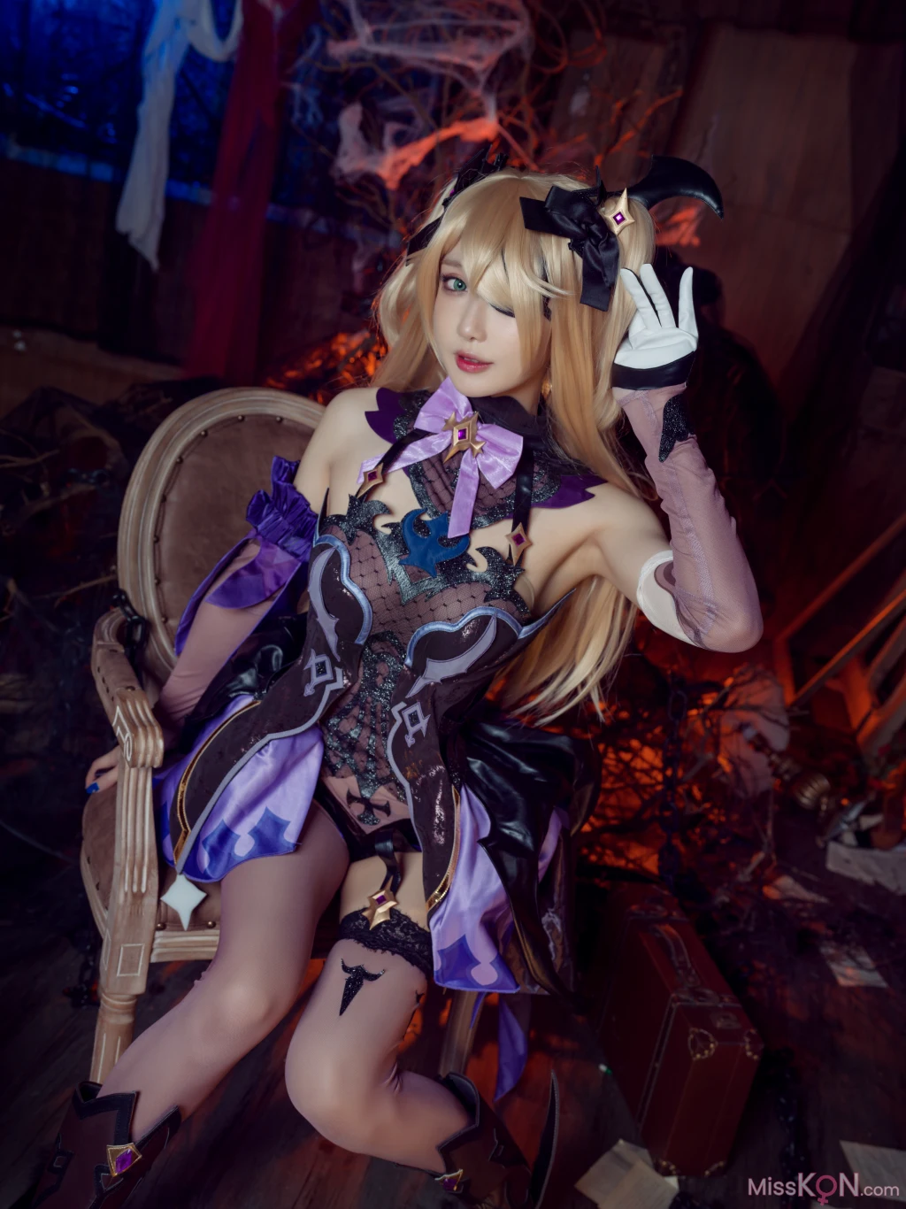 Coser@阿包也是兔娘_ 原神 中二皇女菲谢尔