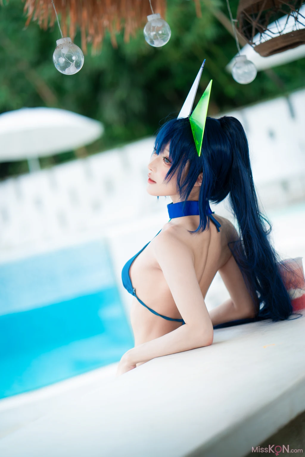 Coser@阿包也是兔娘_ 花园泳装