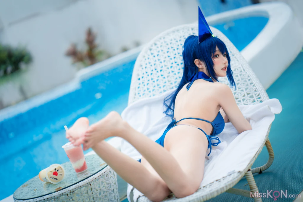 Coser@阿包也是兔娘_ 花园泳装