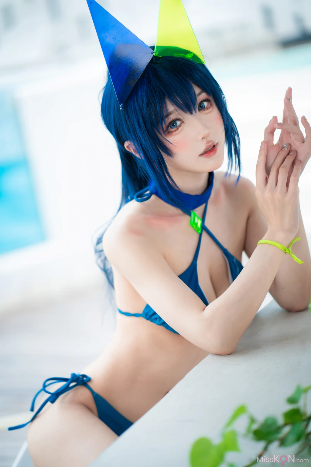 Coser@阿包也是兔娘_ 花园泳装