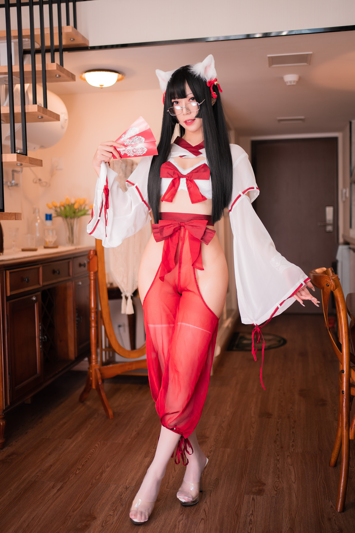 Cosplay Money冷冷 巫女 Shrine Maiden