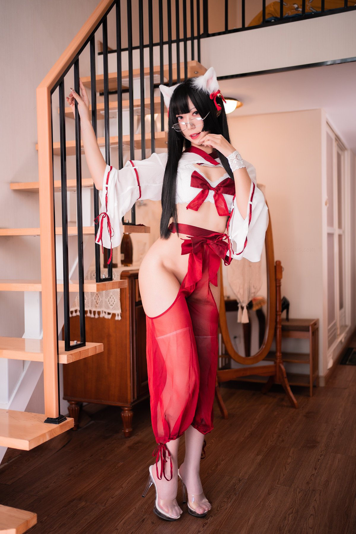 Cosplay Money冷冷 巫女 Shrine Maiden