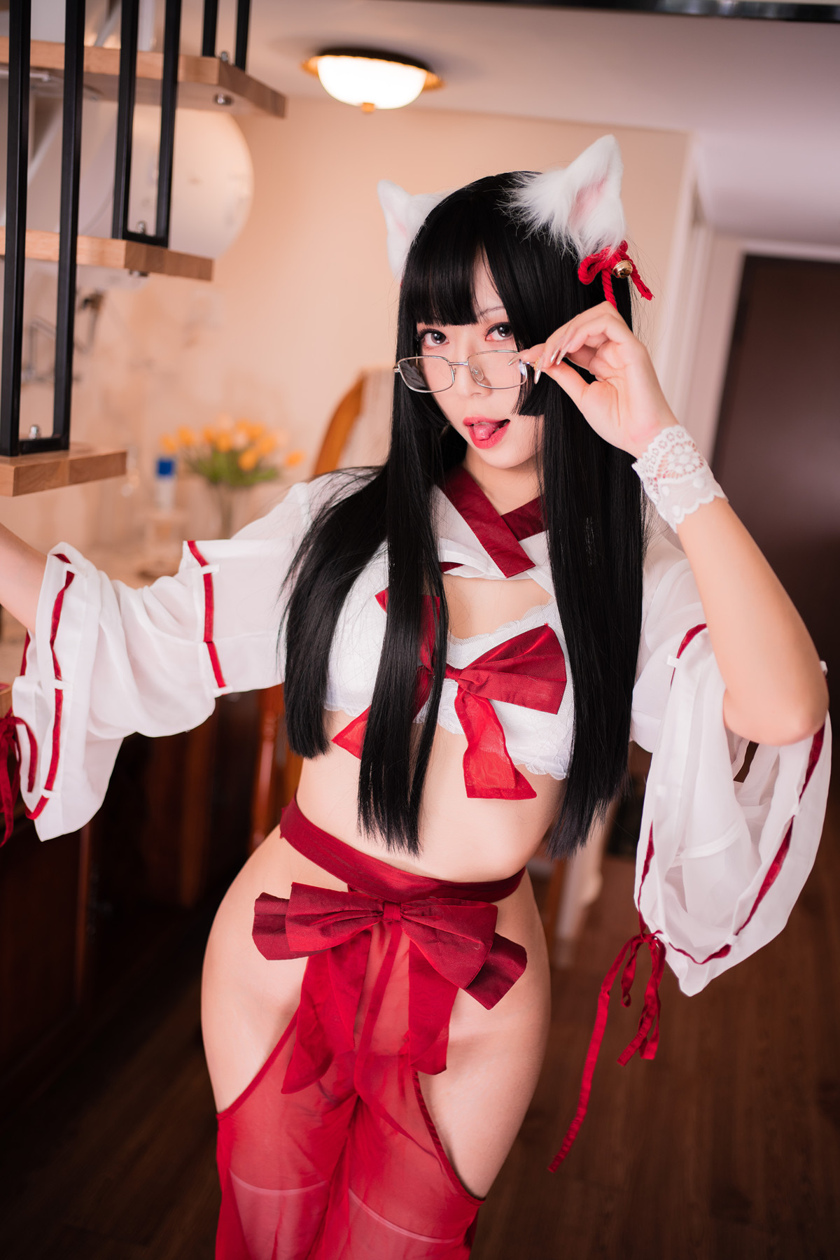 Cosplay Money冷冷 巫女 Shrine Maiden